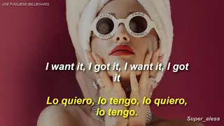 Ariana Grande - 7 Rings (Lyrics Inglés - Español) Letra