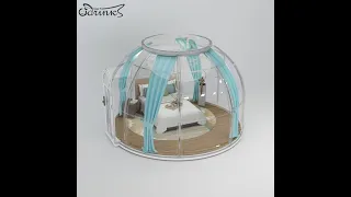 Transparent PC Dome Tent for Outdoor Restaurant