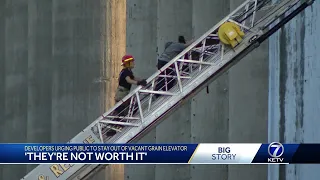 Developers warn trespassers of dangers at silos