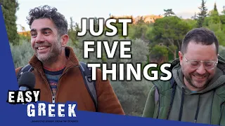 5 Things You'd Bring to a Deserted Island | Easy Greek 207