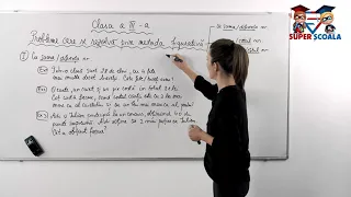 Clasa a III-a - Probleme care se rezolvă prin metoda figurativă cu suma/diferența nr