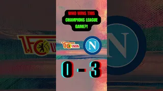 Union Berlin vs. Napoli (Champions League) | AI Prediction