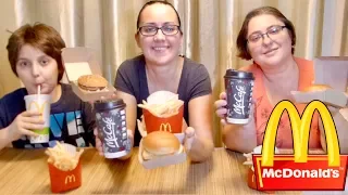 McDonald's Big Mac And Filet-O-Fish | Gay Family Mukbang (먹방) - Eating Show