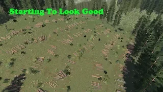 FS19 | Forestry On Holmåkra | More Cutting | Timelapse | S02 EP2