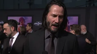 John Wick Chapter 3 - Parabellum LA Premiere - Itw Keanu Reeves (official video)