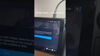 Charging Steam Deck