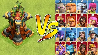 Multi Archer Tower VS Every Troop in Clash of Clans!