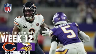 Chicago Bears vs. Minnesota Vikings | 2023 Week 12 Game Highlights