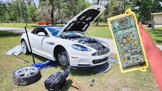 My $286,000 Aston Martin's Electronics were Destroyed by a Salt Water Flood. Is it Repairable?