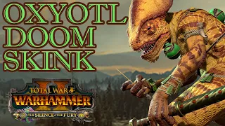 The DOOM Skink: Oxyotl - Lizardmen vs Beastmen // Total War: WARHAMMER II Early Access