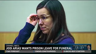 Jodi Arias wants prison leave for funeral