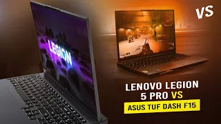 Lenovo Legion 5 Pro VS ASUS Tuf Dash F15: Which is the Best Gaming Laptop? 🤔