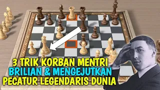 TOP 3 Trik Catur Korban Mentri Legenda Dunia Catur Terbesar Polandia