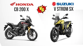 Suzuki V Strom VS Honda cb 200x | Detailed Comparison in Just 3 Minutes