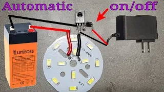 Old CFL Circuit to Automatic On/Off light