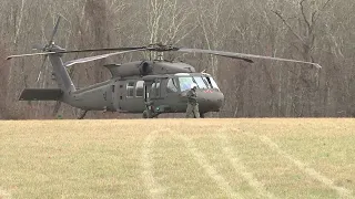 VIDEO: Helicopter forced to make emergency landing on Madison/Durham line