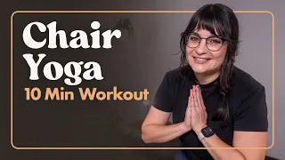Gentle Chair Yoga Workout After Stroke - 10 Min