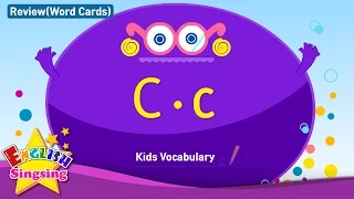 Kids vocabulary compilation - Words starting with C, c - Word cards - review