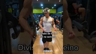 DIVISÃO DE TREINO PARA QUEM TREINA 5 VEZES NA SEMANA | #academia #treino #hipertrofia #massamuscular