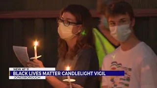 Black Lives Matter candlelight vigil held in Jonesborough