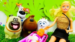 Игры для девочек с куклой Barbie и игрушки из Тайной жизни