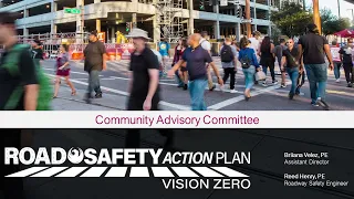 Vision Zero Community Advisory Committee Meeting – April 20, 2023