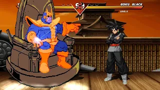 THANOS vs GOKU BLACK - Highest Level Incredible Epic Fight!