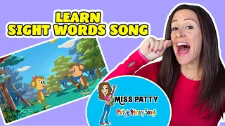 Learn Sight Words Song for Children Kids Preschool | A Monkey High Frequency Words by Patty Shukla