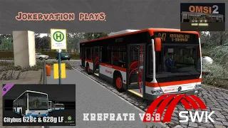 Jokervation plays OMSI 2 | Krefrath V3 | 847 |  citybus-628c-628g-lf-addon with Morphii soundpack