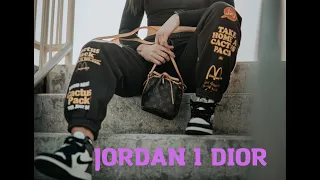 Подробно-краткий обзор кроссовок Jordan 1 Dior