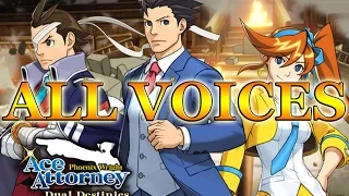 Ace Attorney Dual Destinies: All Voices