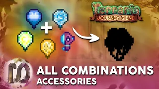 Terraria 1.4 Journey's End - ALL ACCESSORY COMBINATIONS in Terraria - All Accessory crafting recipes
