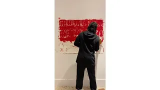 Rashid Johnson and his Untitled Anxious Red Drawings