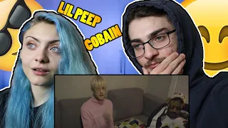 Me and my sister watch Lil Peep - cobain (ft. Lil Tracy) (Official Video) (Reaction)