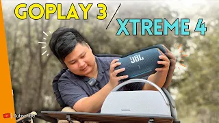 Solo Jbl Xtreme 4 vs Harman Kardon Go Play 3 - chọn dòng loa nào du lịch 2024 phù hợp ?