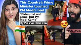 This Country’s Prime Minister touched PM Modi’s Feet | why is this so Important for India? Reaction