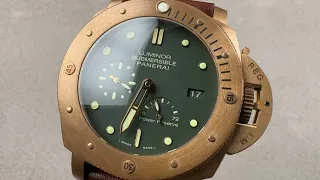 Panerai Luminor Submersible 1950 3 Days "Bronzo" PAM00507 Panerai Watch Reviews