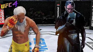 Crazy Fight Malekith vs. Old Bruce Lee - EA Sports UFC 4 Rematch