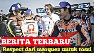 Respect dari marquez untuk rossi