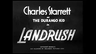 The Durango Kid - Landrush - Charles Starrett, Smiley Burnette