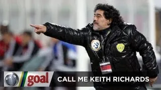 Diego Maradona - Call me Ronnie Wood, Keith Richards or Bono!