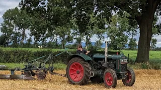 Starting to plough with the 1939 Fordson tractor and Ransomes trailed plough. #farming #agriculture