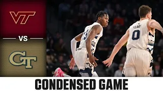 Virginia Tech vs. Georgia Tech Condensed Game | 2022-23 ACC Men’s Basketball