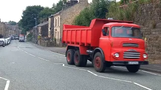 The Trans Pennine Run 2022 (Classic Trucks) With Old Cars , Coaches Etc