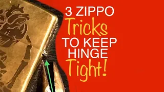 3 Zippo Tricks To Keep Your Hinge Tight