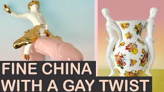 Gay Erotic Ceramic Art, Fine China with a Gay Twist - Pink Planet TV