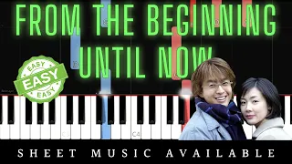 From The Beginning Until Now (Winter Sonata OST) (Easy Piano Tutorial)