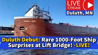 ⚓️Duluth Debut: Rare 1000-Foot Ship Surprises at Lift Bridge!