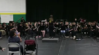 2024 6th Grade Spring Band Performance at Cedar Bluff Middle School