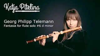 Georg Philipp Telemann Fantasia #6 d minor for flute solo